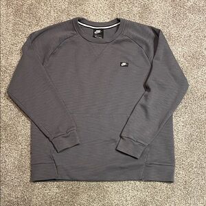Nike Men's Charcoal Crewneck Sweatshirt